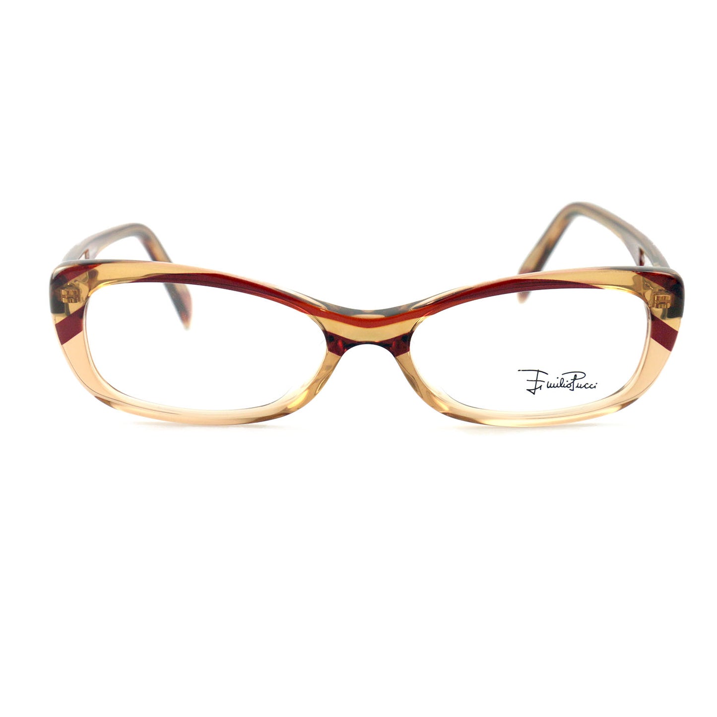 Emilio Pucci Womens Eyeglasses EP2687 207 Chestnut 51 16 135 Frames Cat Eye