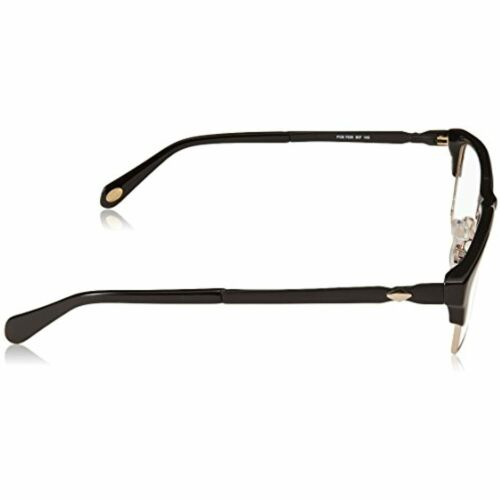 Men/Womens Semi Rimless Frame Eyeglasses Fossil 7026 0807 Rectangle Black