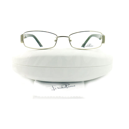 Emilio Pucci Womens Eyeglasses EP2136 320 Gold 50 17 135 Frames Rectangle