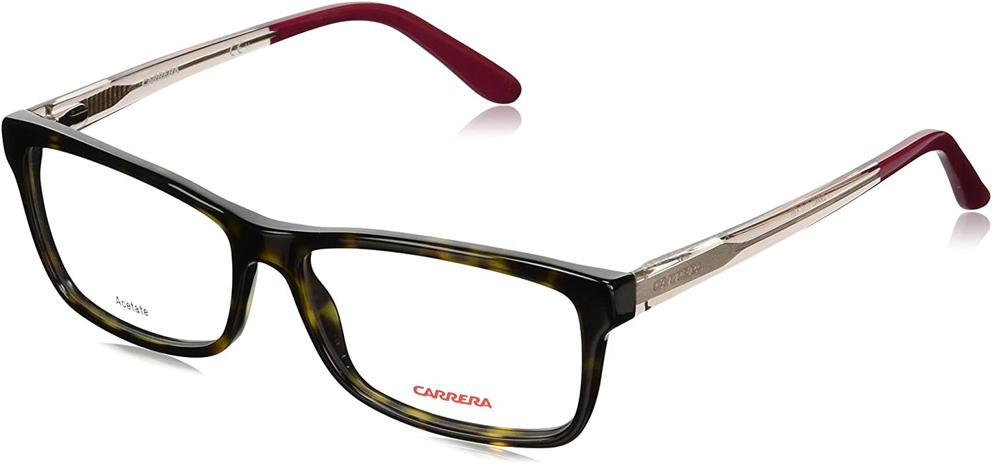 Carrera Womens Eyeglasses CA6650 TCV Havana/Nude 54 15 140 Frames Rectangle