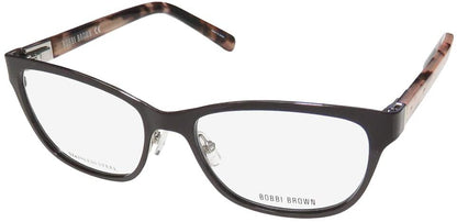 Bobbi Brown Womens Eyeglasses The Kylie QVG Brown/Silver 53 16 135 no case Recta