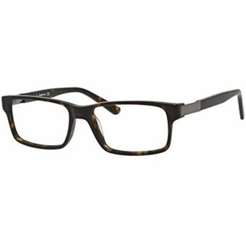Womens Liz Claiborne Rectangular Frame Eyeglasses 310 Dark Havana 56 17 145