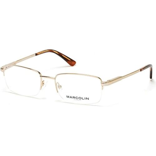 Eyeglasses Marcolin men/women square MA 3002 032 gold 54 -19 -145