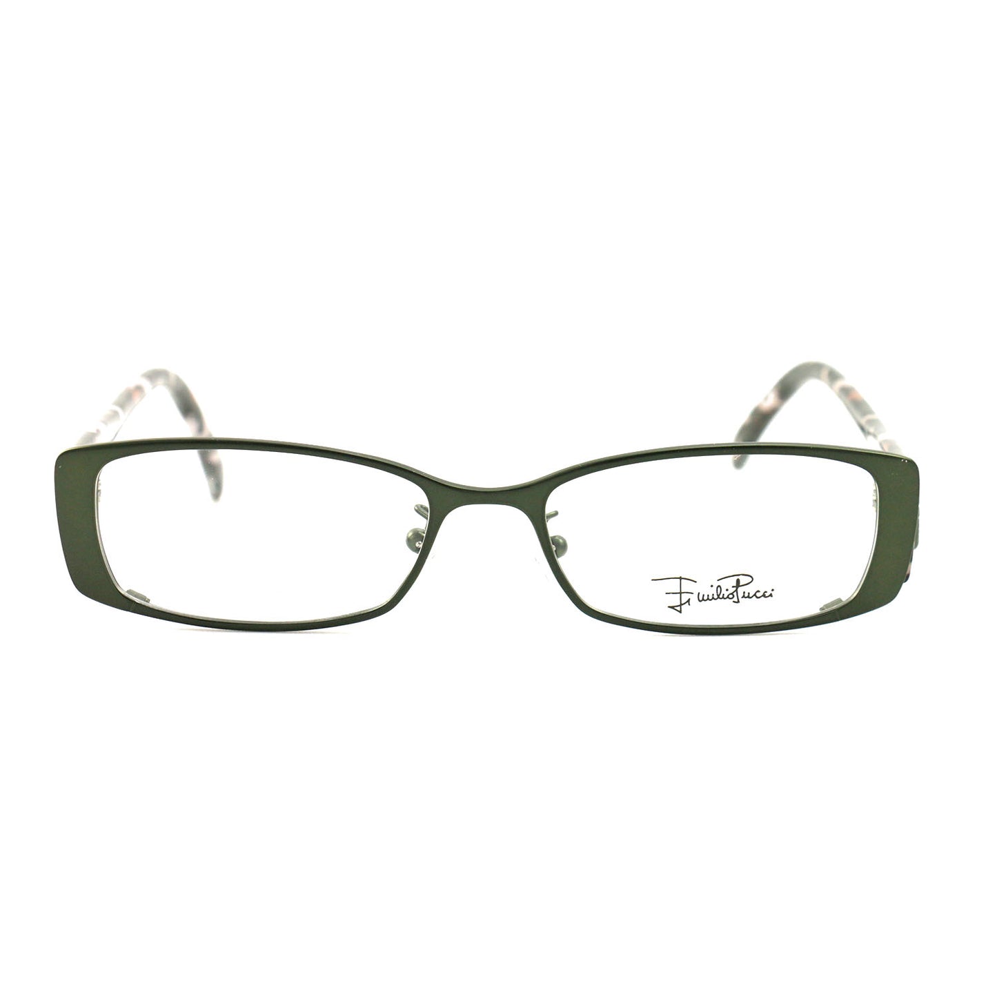 Emilio Pucci Womens Eyeglasses Frames EP2140 516 Matte Green 50 16 140 Rectangle