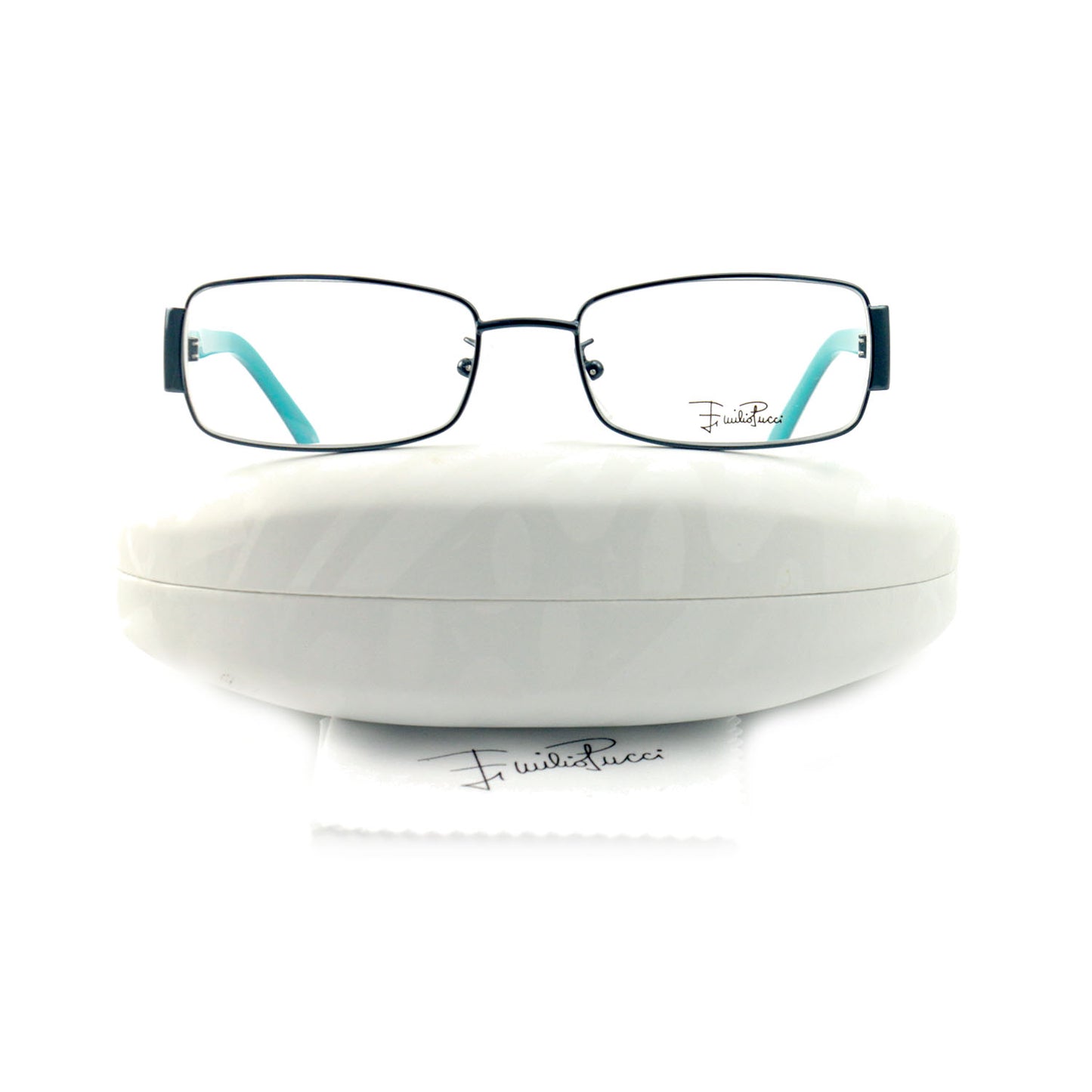 Emilio Pucci Womens Eyeglasses EP2135 463 Blue 53 17 130 Frames Rectangle