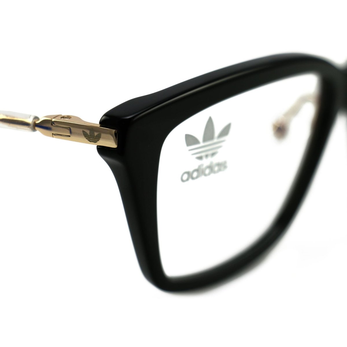 Adidas Frames Womens's Eyeglasses AOK008O 009.120 Black Gold 53 16 140 Square - megafashion11Monturas