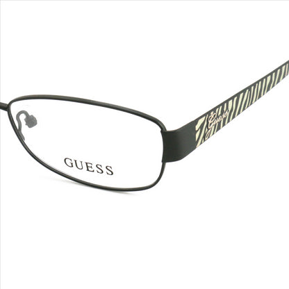 Guess Eyeglasses Womens GU2404 BLK Black 53 17 135 Frames Oval