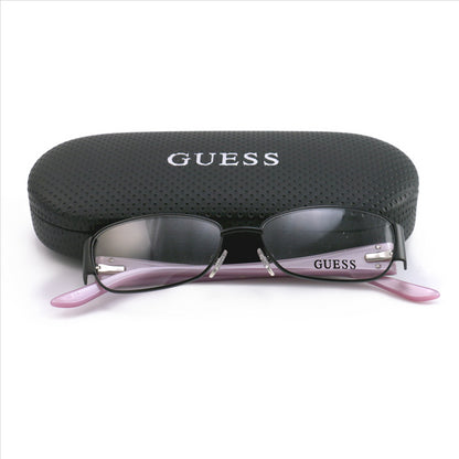 Guess Eyeglasses Womens GU 2307 BLK Black/Pink 52 15 140 Frames Oval