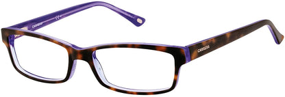 Carrera Womens Eyeglasses Havana/Violet Rectangle CA 6171 HCW Frames 54 16 135