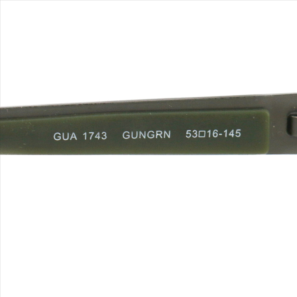 Guess Men Eyeglasses GUA1743 GUNGRN Gunmetal Green 53 16 145 Frames Rectangle