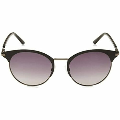 Calvin Klein Women Sunglasses CK19310S Round Satin Black/Dark Grey Polarized 52