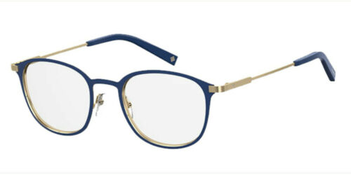 Polaroid Eyeglasses for Men or Womens D351 PJP Square Blue 52-21-145