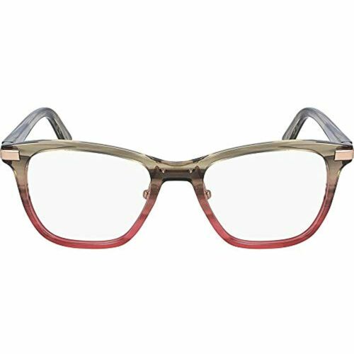 Calvin Klein Women Eyeglasses CK20505 Taupe/Pink Horn Square Acetate 51-18-145