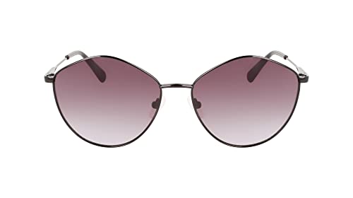 Calvin Klein JEANS Women's CKJ22202S Rectangular Sunglasses, Black, One Size - megafashion11Sunglasses