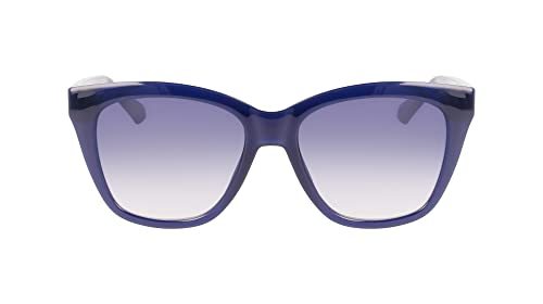 Calvin Klein JEANS Women's CKJ22608S Square Sunglasses, Blue, One Size - megafashion11Sunglasses