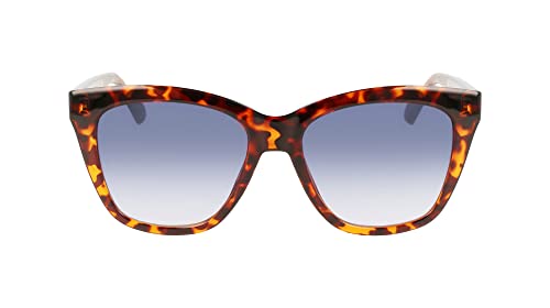 Calvin Klein JEANS Women's CKJ22608S Square Sunglasses, Tortoise, One Size - megafashion11Sunglasses