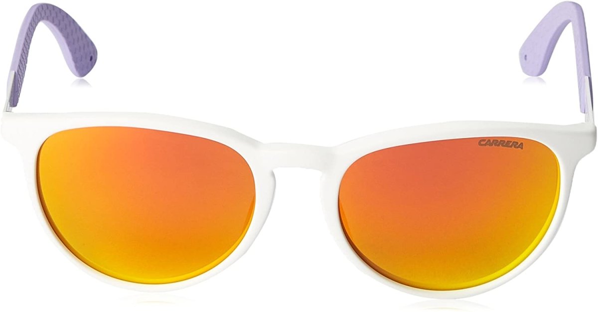 Carrera Men or Womens Sunglasses 5019S NA6UZ White Lilac 54 19 145 Plastic - megafashion11Sunglasses