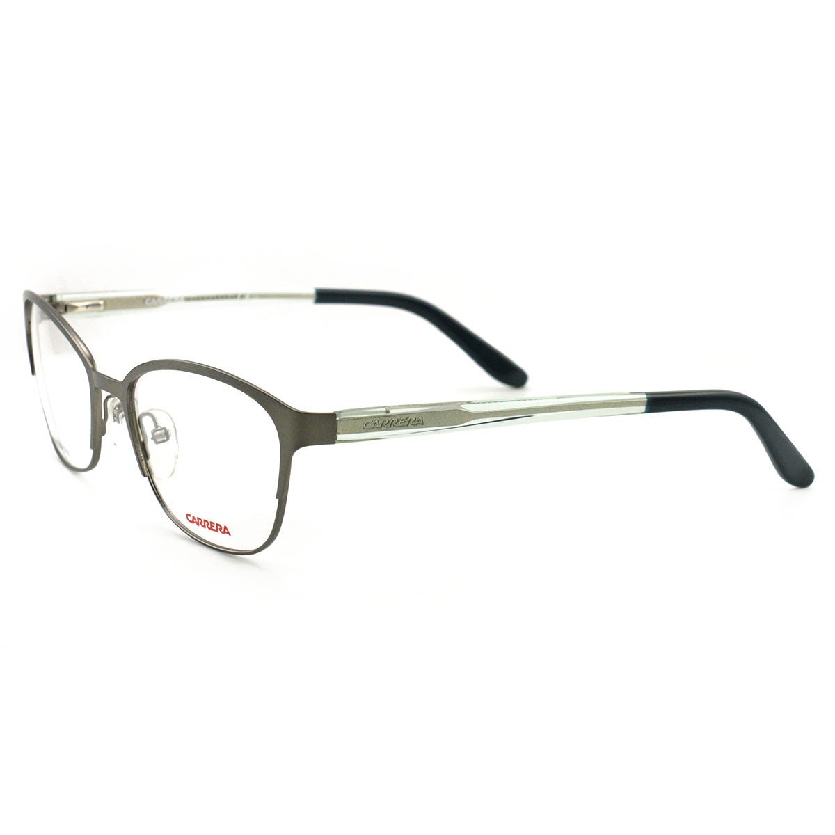 Carrera Women's Eyeglasses CA6649 T8Q Gunmetal 55 18 140 Demo Lens - megafashion11Monturas