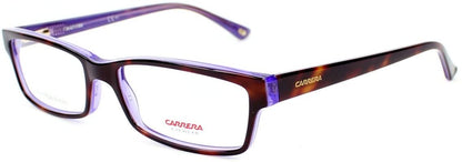 Carrera Womens Eyeglasses Frames CA 6171 0HCW Havana Violet 52 16 135 Rectangle - megafashion11Monturas