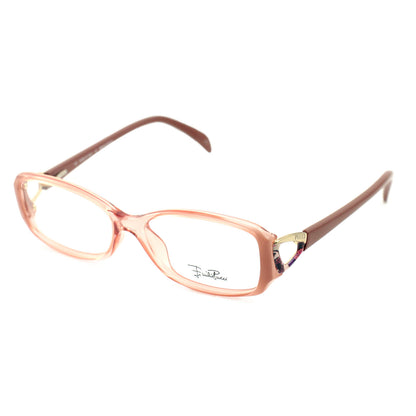 Emilio Pucci Womens Eyeglasses EP2675 651 Pink 53 15 120 Frames Rectangle