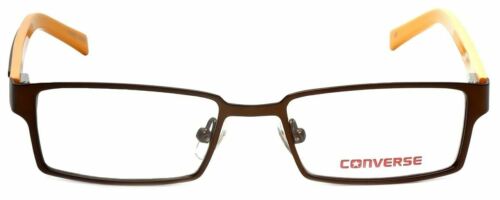 Converse Eyeglasses Frames For Kids Metal Rectangular K010 Brown 47-16-125 - megafashion11Monturas