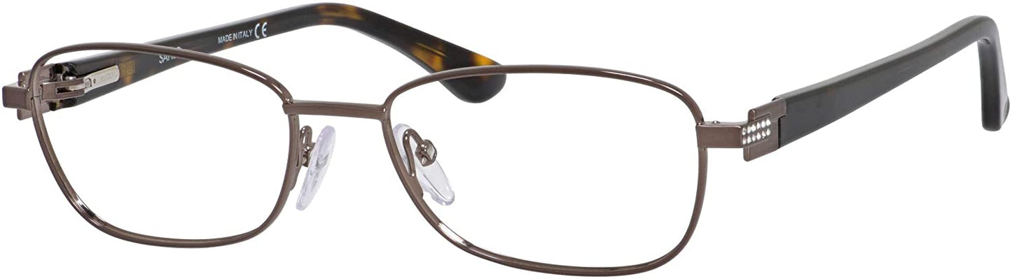 Frames for Womens Eyeglasses Emozioni made in Italy Rectangular Bronze 53 16 135