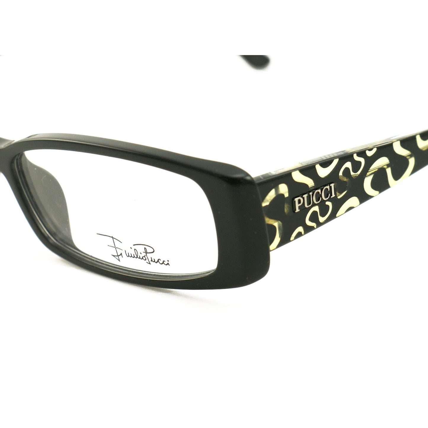 Emilio Pucci Womens Eyeglasses Frames EP2655 001 Black 53 14 135 Frames Rectangle