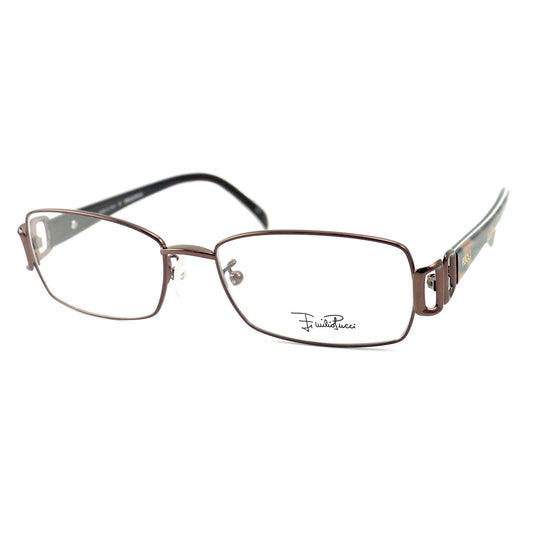 Emilio Pucci Womens Eyeglasses EP2137 705 Chesnut 53 16 130 Frames Rectangle