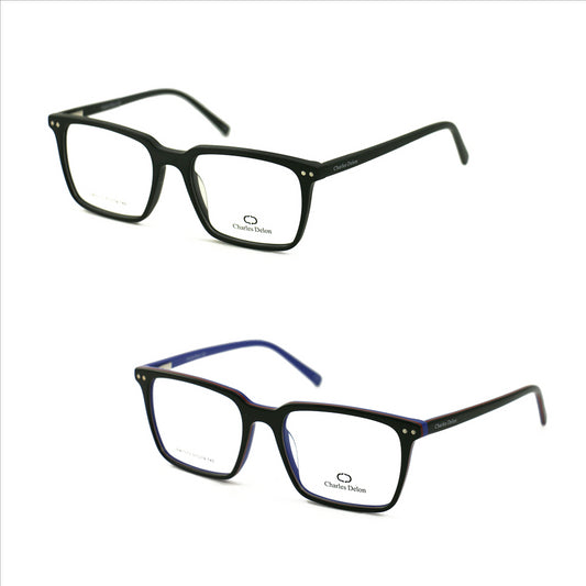 Charles Delon Men Eyeglasses SW7073 51 19 140 Square Plastic