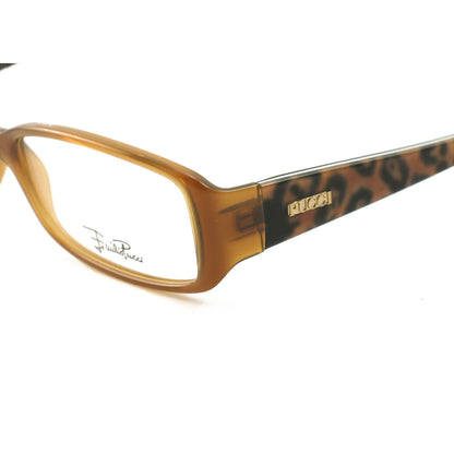 Emilio Pucci Womens Eyeglasses EP2658 201 Brown 53 14 130 Frames Rectangle