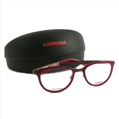 Carrera Womens Eyeglasses Dark Rose Oval CA 5528 8RY Frames 51 19 140 Oval