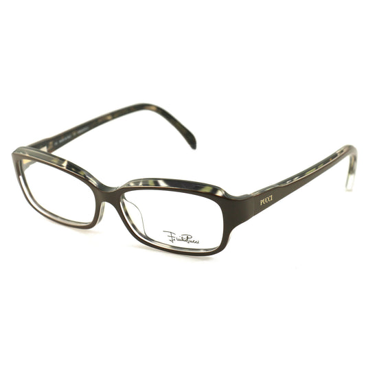 Emilio Pucci Womens Eyeglasses EP2669 249 Brown/Green 52 14 135 Rectangle