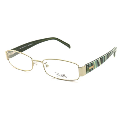 Emilio Pucci Womens Eyeglasses EP2136 230 Gold/Multicolor 52 17 135 Rectangle