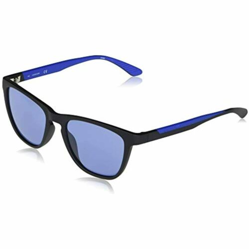 Calvin Klein Men Sunglasses CK20545S Rectangle Matte Black/Cobalt Blue 100%UV 53