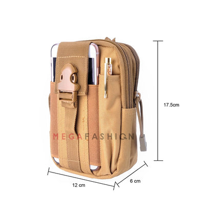 Multifunctional outdoor sports and mobile phone bag Black