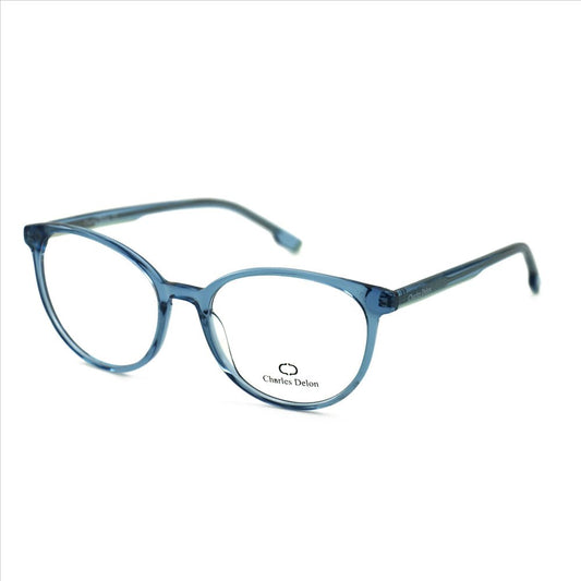 Eyeglasses for Womens Clear Blue Oval 52 18 140 by Charles Delon Oval - megafashion11Monturas