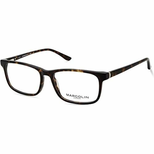 Eyeglasses Marcolin for men/Womens square MA 5017 052 dark havana 51-16-135 - megafashion11Monturas