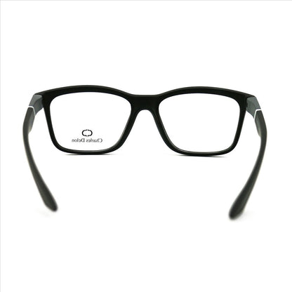 Eyeglasses Men Matte Black/Grey White Frames Rectangle 53 18 145 Charles Delon - megafashion11Monturas