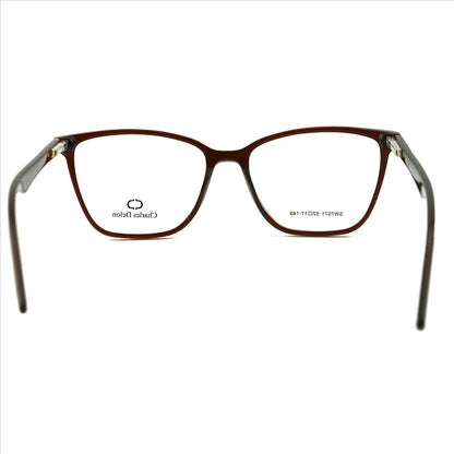 Eyeglasses Men or Womens Brown Frames Square 52 17 140 by Charles Delon - megafashion11Monturas