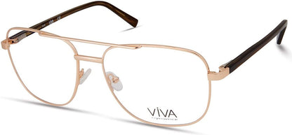 Eyeglasses metal for Womens Viva VV 4042 032 Pale Gold aviator 60 - 17 -150 - megafashion11Monturas