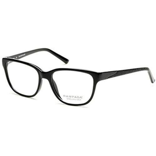 Eyeglasses Rampage for Womens RA 0195 001 Square Shiny Black 54-16-135 - megafashion11Monturas