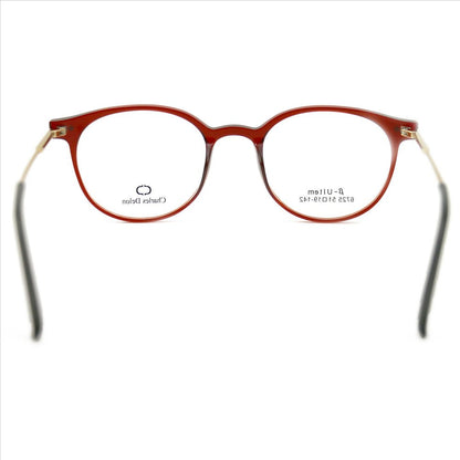 Eyeglasses Womens Clear Red Frames Round 51 19 142 by Charles Delon Round - megafashion11Monturas