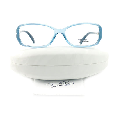 Emilio Pucci Womens Eyeglasses Frames EP2675 462 Clear Blue 53 15 120 Rectangle