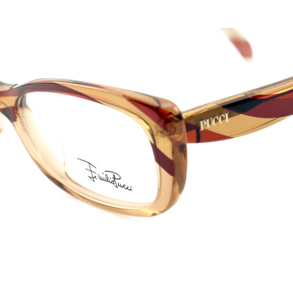 Emilio Pucci Womens Eyeglasses EP2687 207 Chestnut 51 16 135 Frames Cat Eye