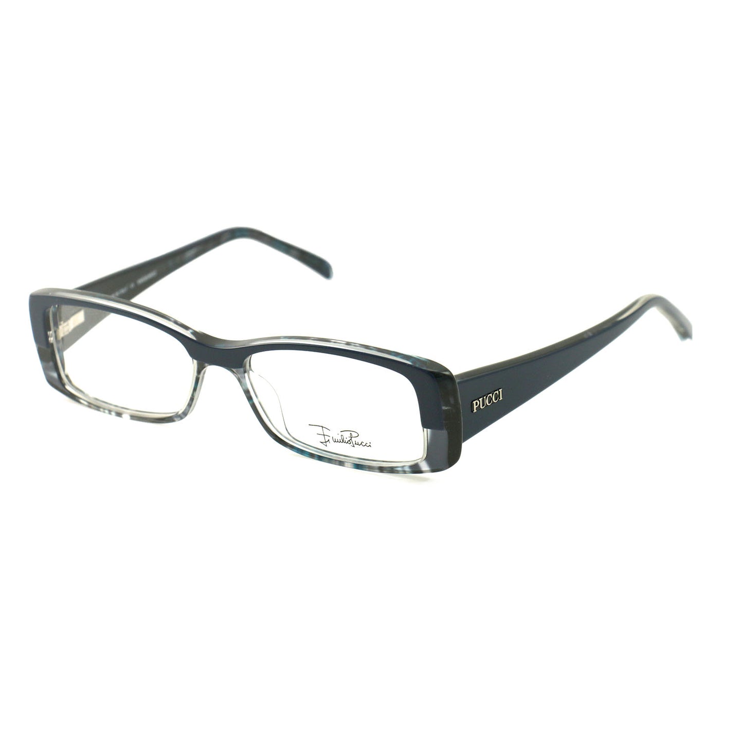 Emilio Pucci Womens Eyeglasses Frames EP2651 403 Navy 50 15 135 Rectangle