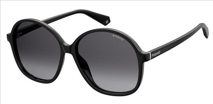 Polaroid Womens Sunglasses PLD6095S 807 Black  Grey Square Polarized/Gradient