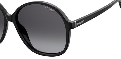 Polaroid Womens Sunglasses PLD6095S 807 Black  Grey Square Polarized/Gradient