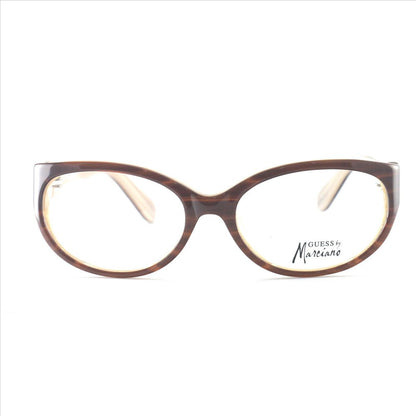 Guess by Marciano Womens Eyeglasses GM0184 E47 Brown 53 16 135 Oval - megafashion11Monturas