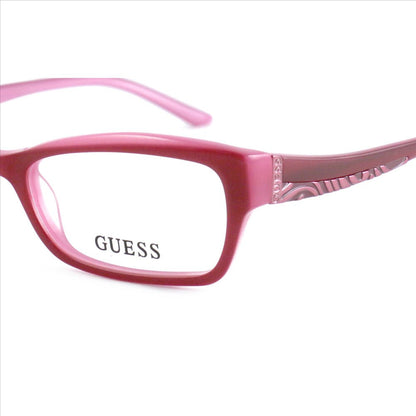 Guess Eyeglasses Womens GU2261 BU Pink 51 17 130 Frames Rectangle - megafashion11Monturas
