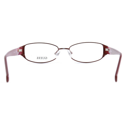 Guess Eyeglasses Womens GU2411 RD Red 52 17 135 Frames Oval - megafashion11Monturas